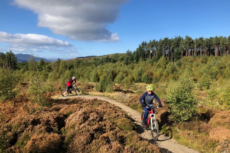 Nice view of comrie and our team