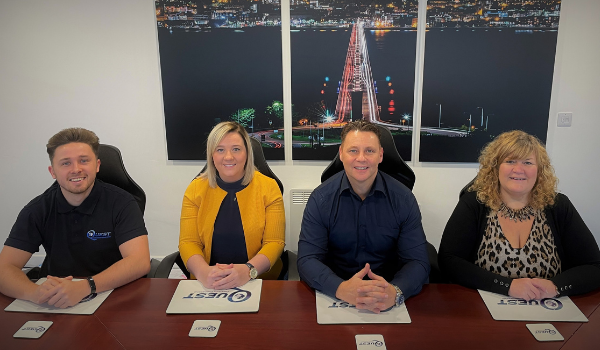 Quest team together in office