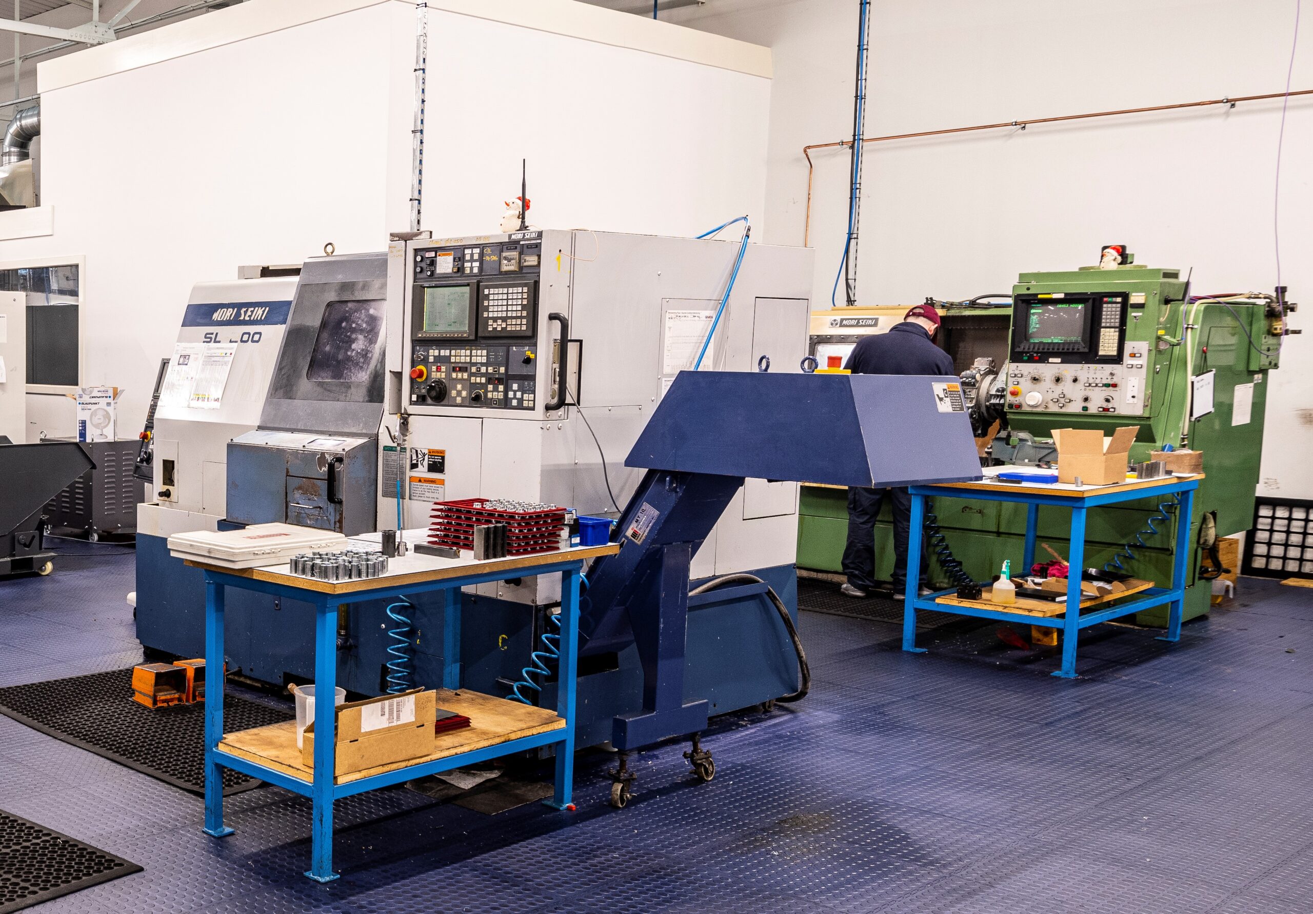 The Mori Seiki SL200 upclose