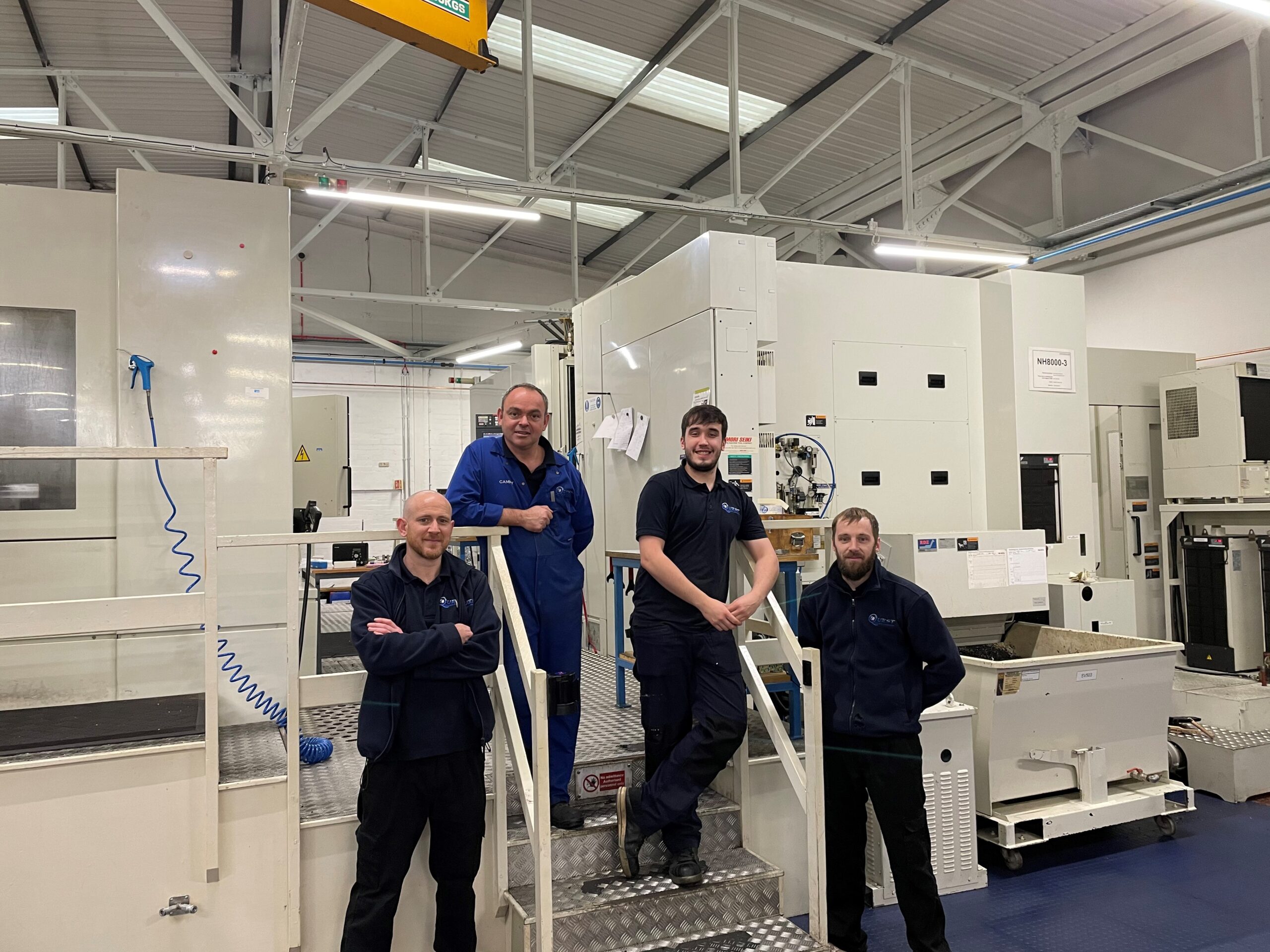 Team and apprentices in Milling